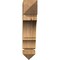 Ekena Millwork Balboa Arts & Crafts Rough Sawn Bracket, Western Red Cedar, 4"W x 18"D x 18"H BKT04X18X18BOA03RWR - alternate 2